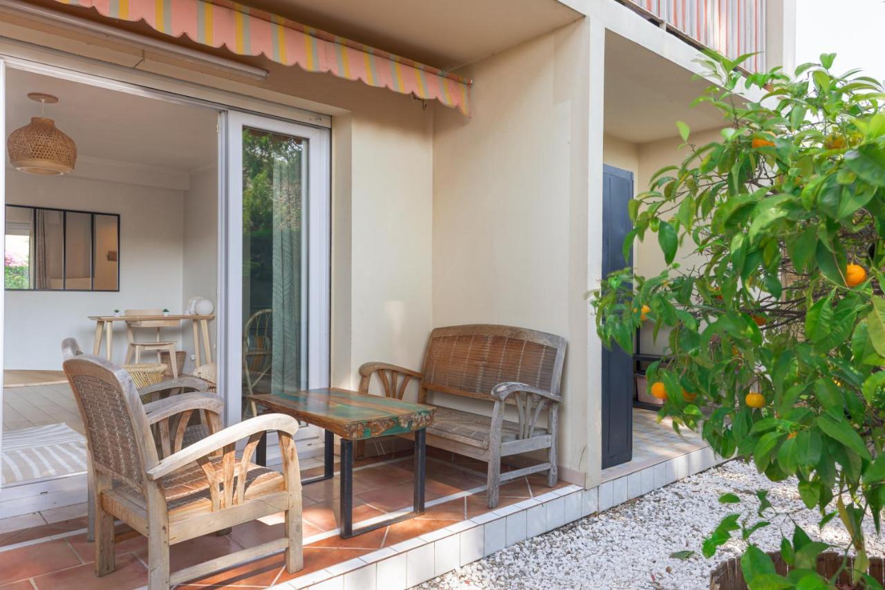 Beauvallon Plage - Magnifique T2 Avec Jardin, Proche Centre, Mer アンティーブ エクステリア 写真